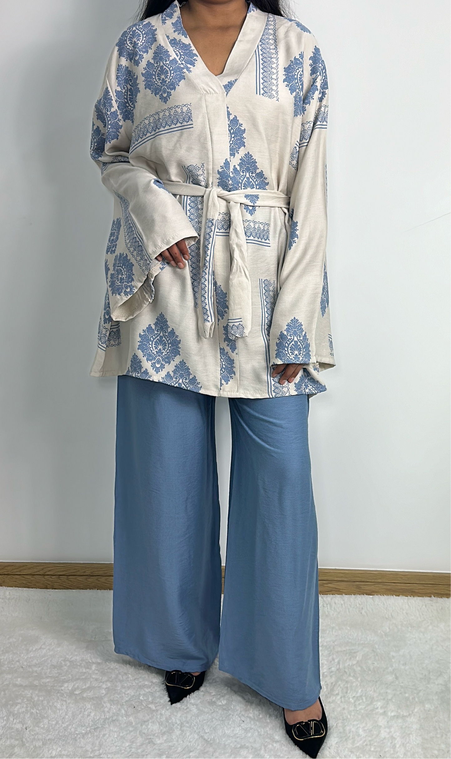 Maira co ord in baby blue