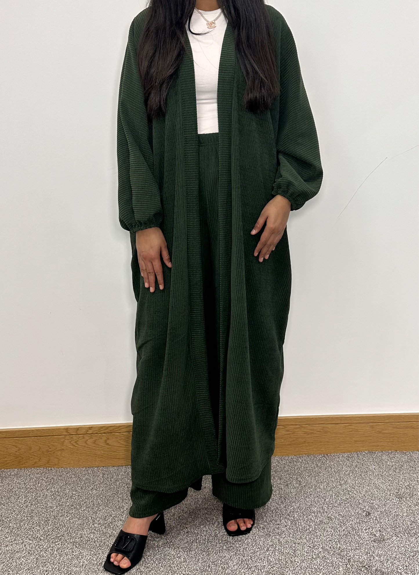 Yesmine co ord set in green