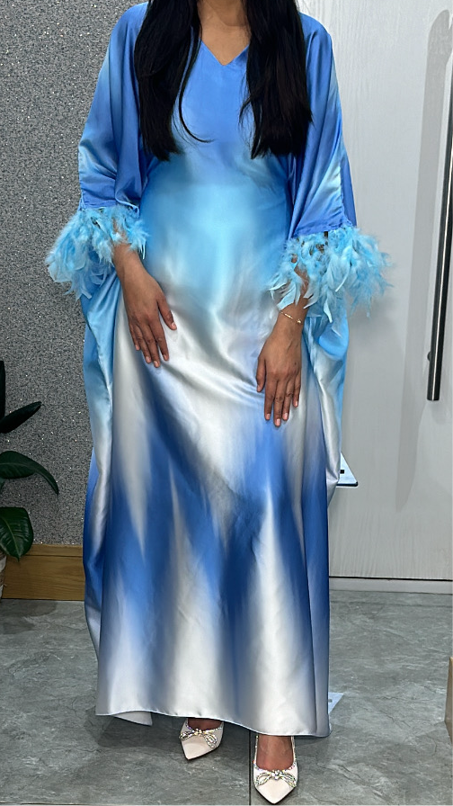 Nadira Dress In Blue