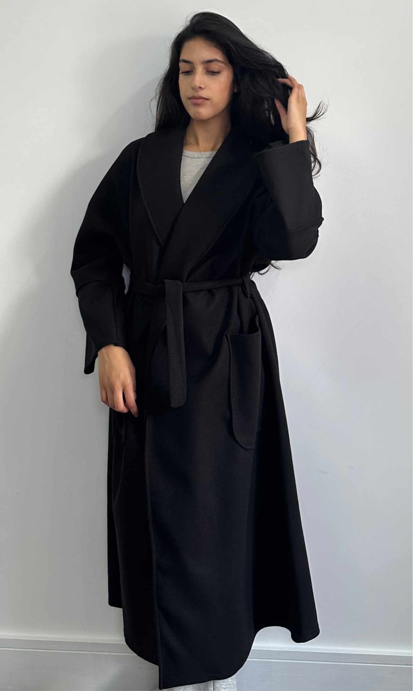 Hana coat in black