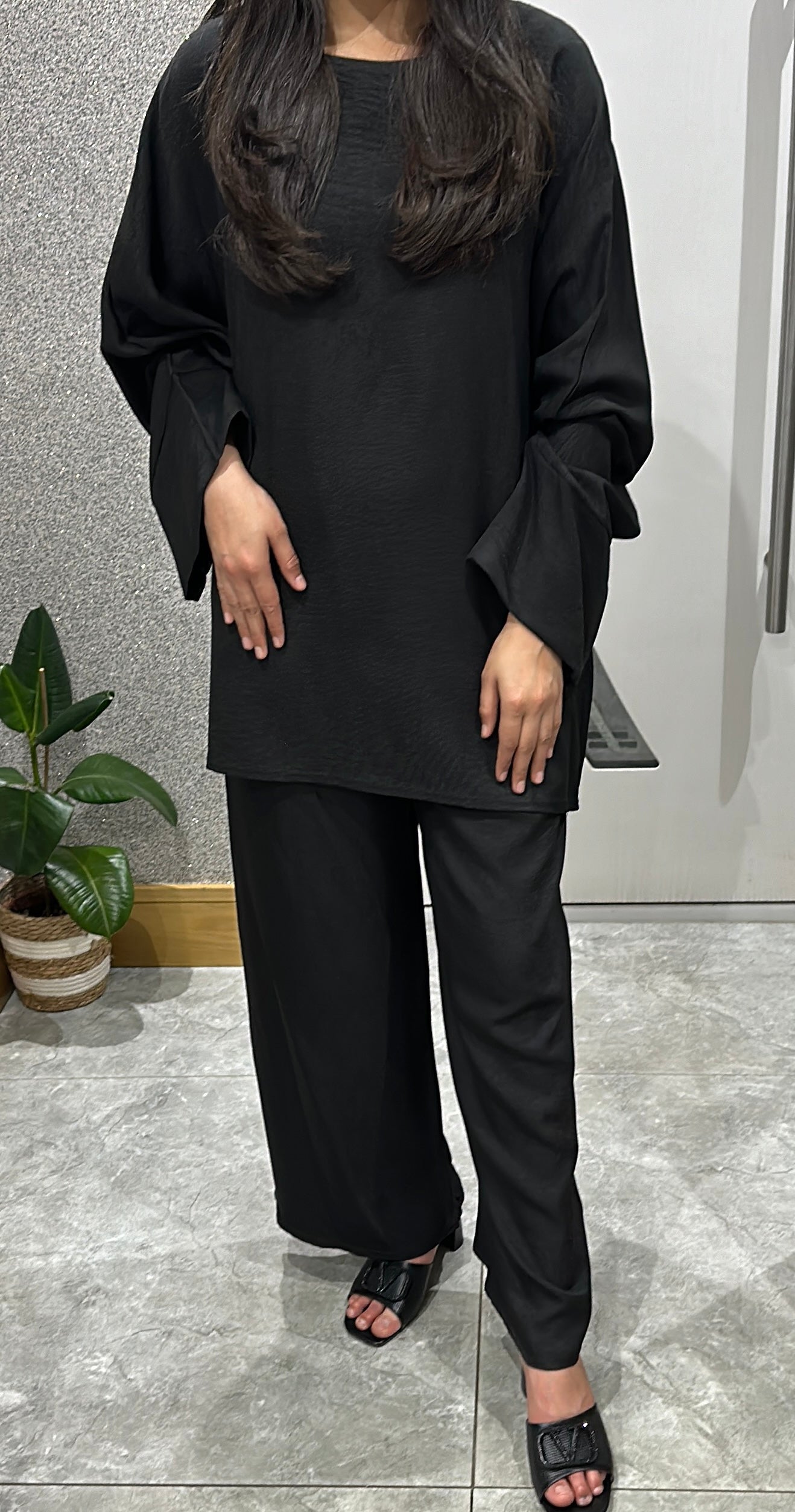 Zehra Co ord Set In Black