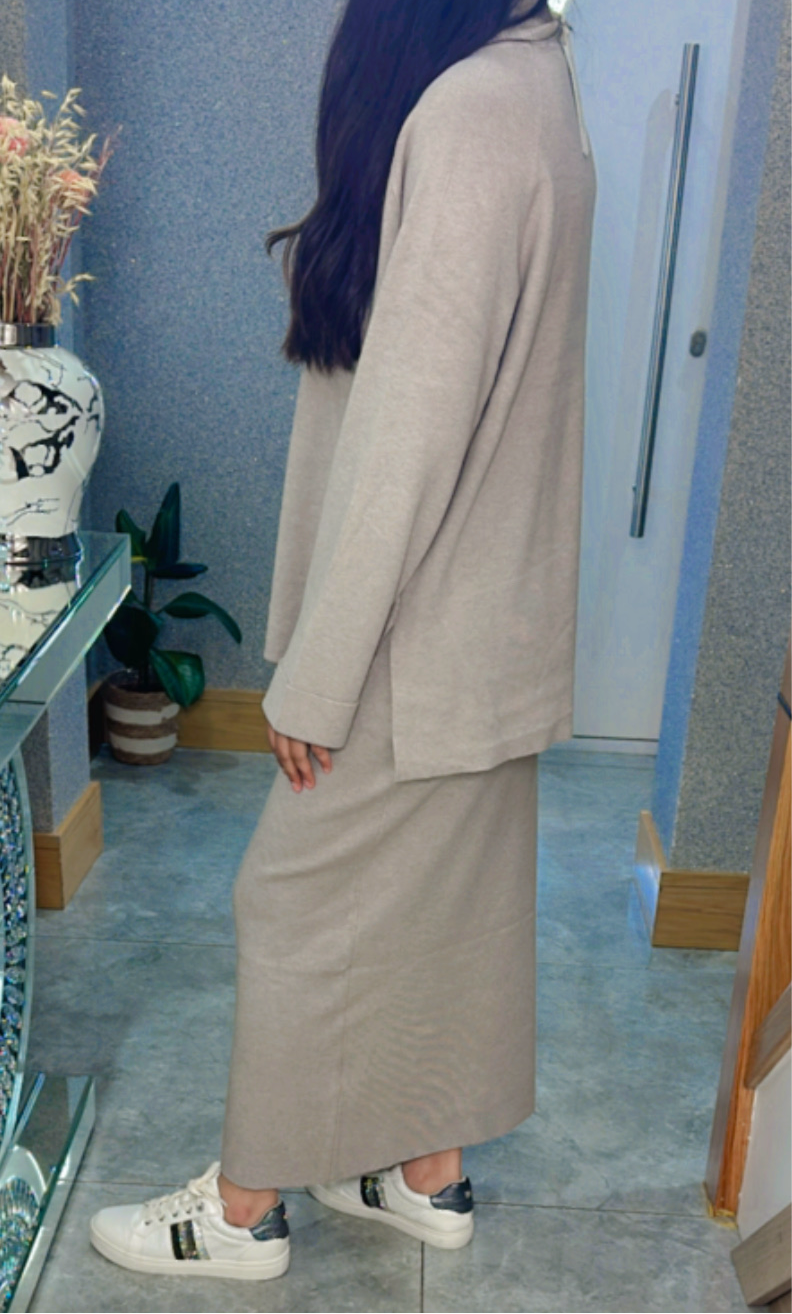 Abila co ord in army ivory