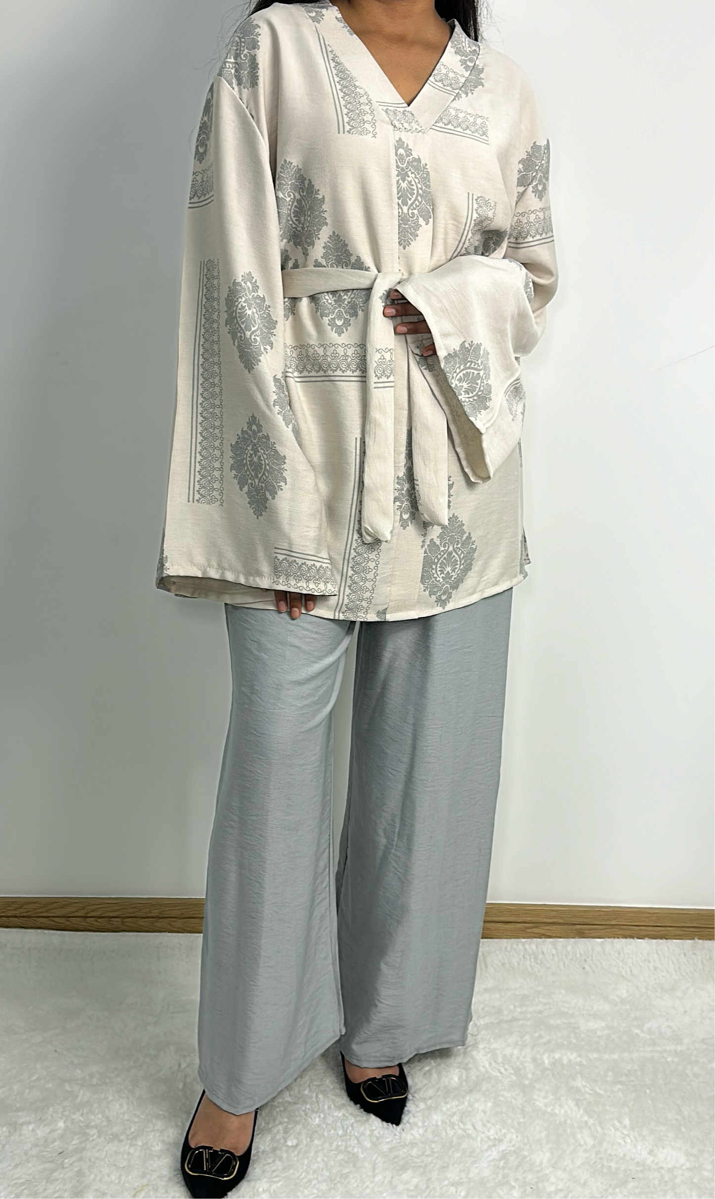 Maira co ord set in grey