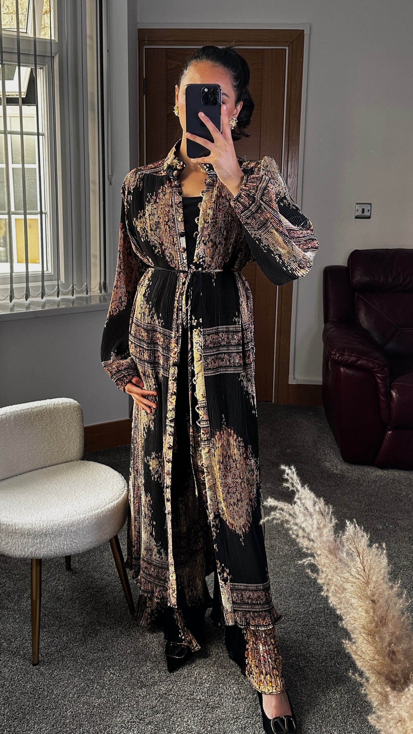 Shana two piece co ord set in black