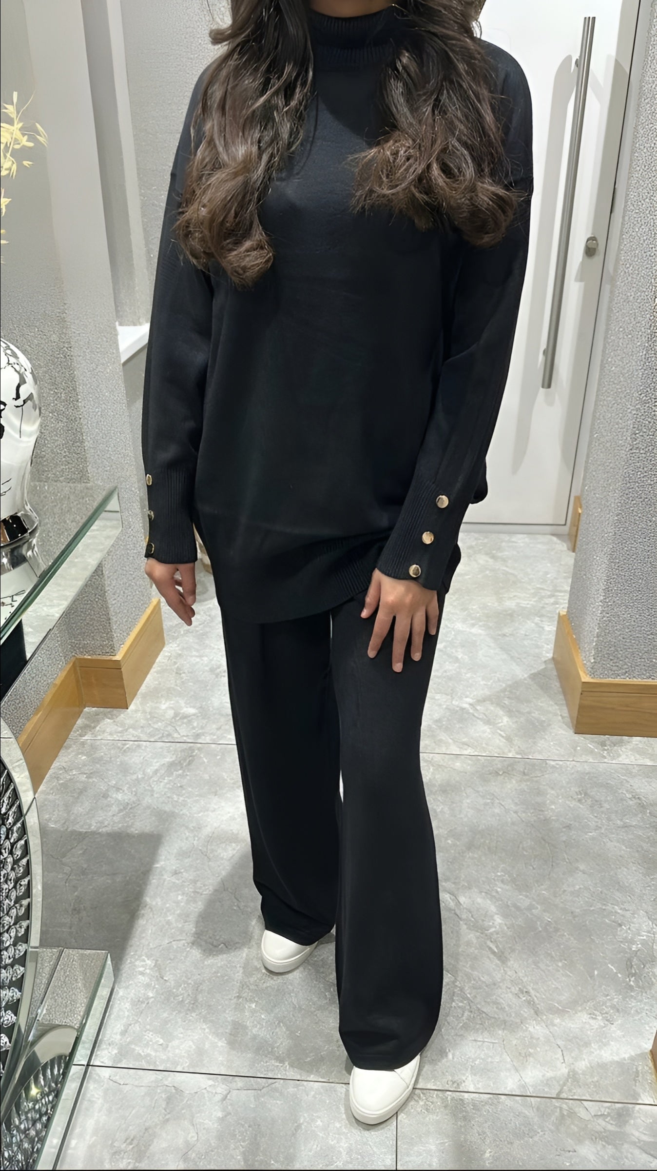 Faiza In Black