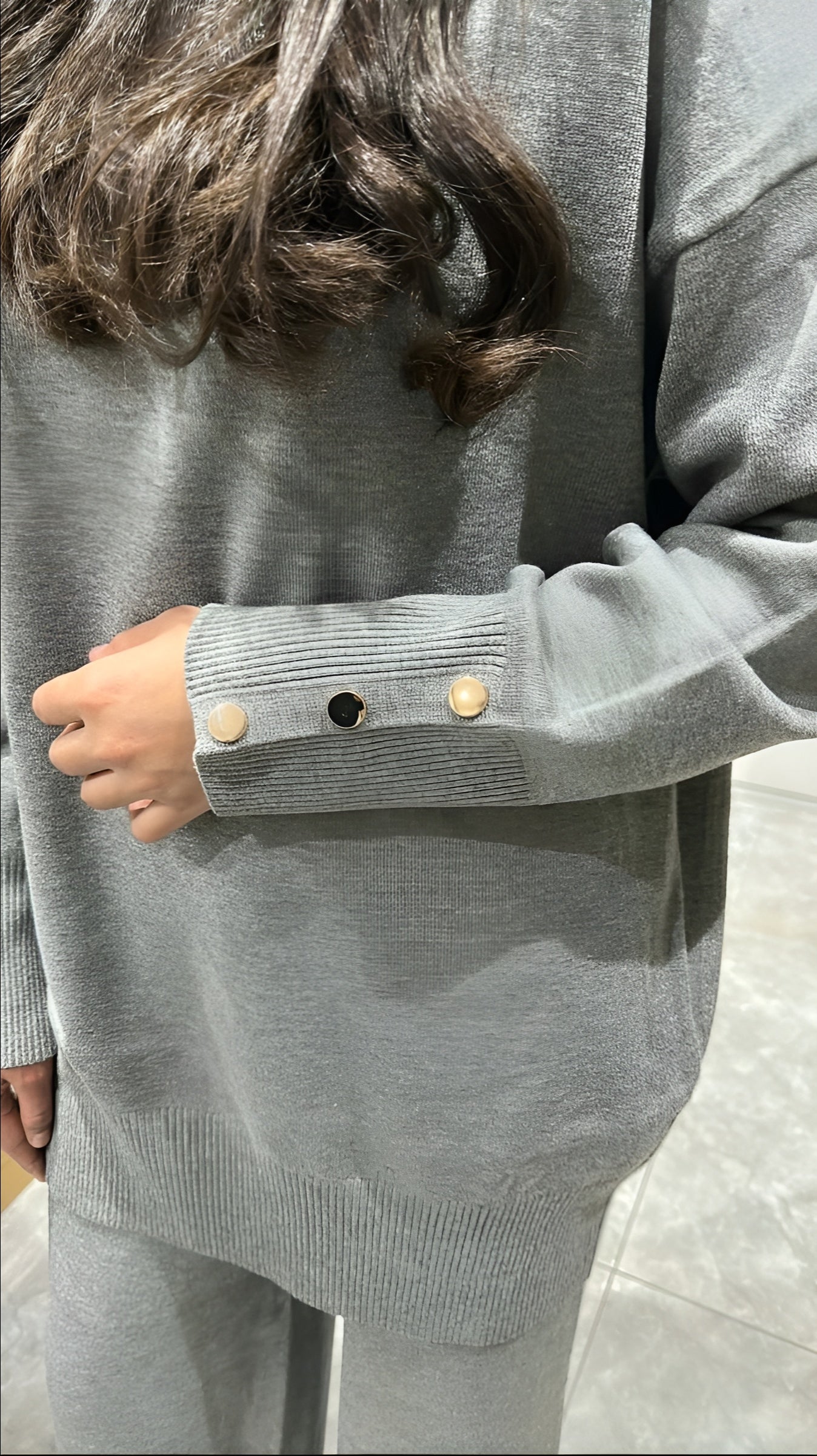 Faiza In Grey