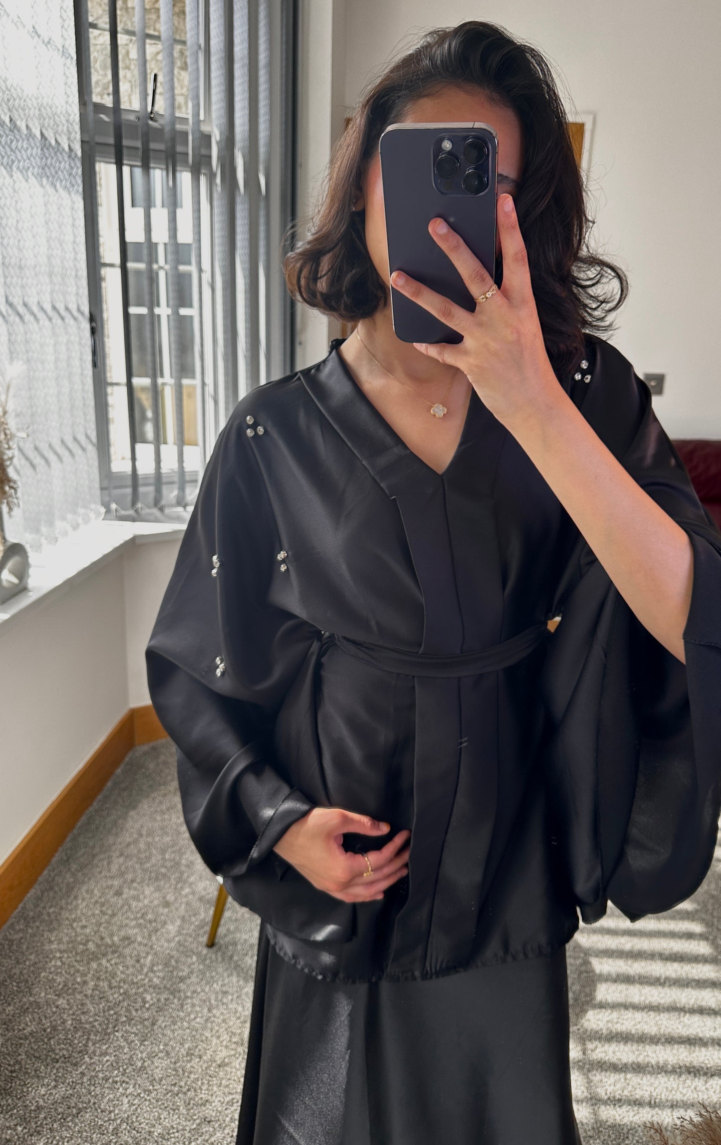 Amaryllis Co ord set in black
