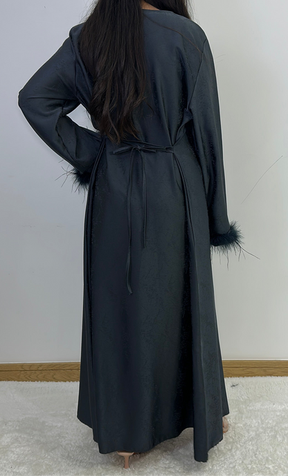 Fareeah long dress in grey