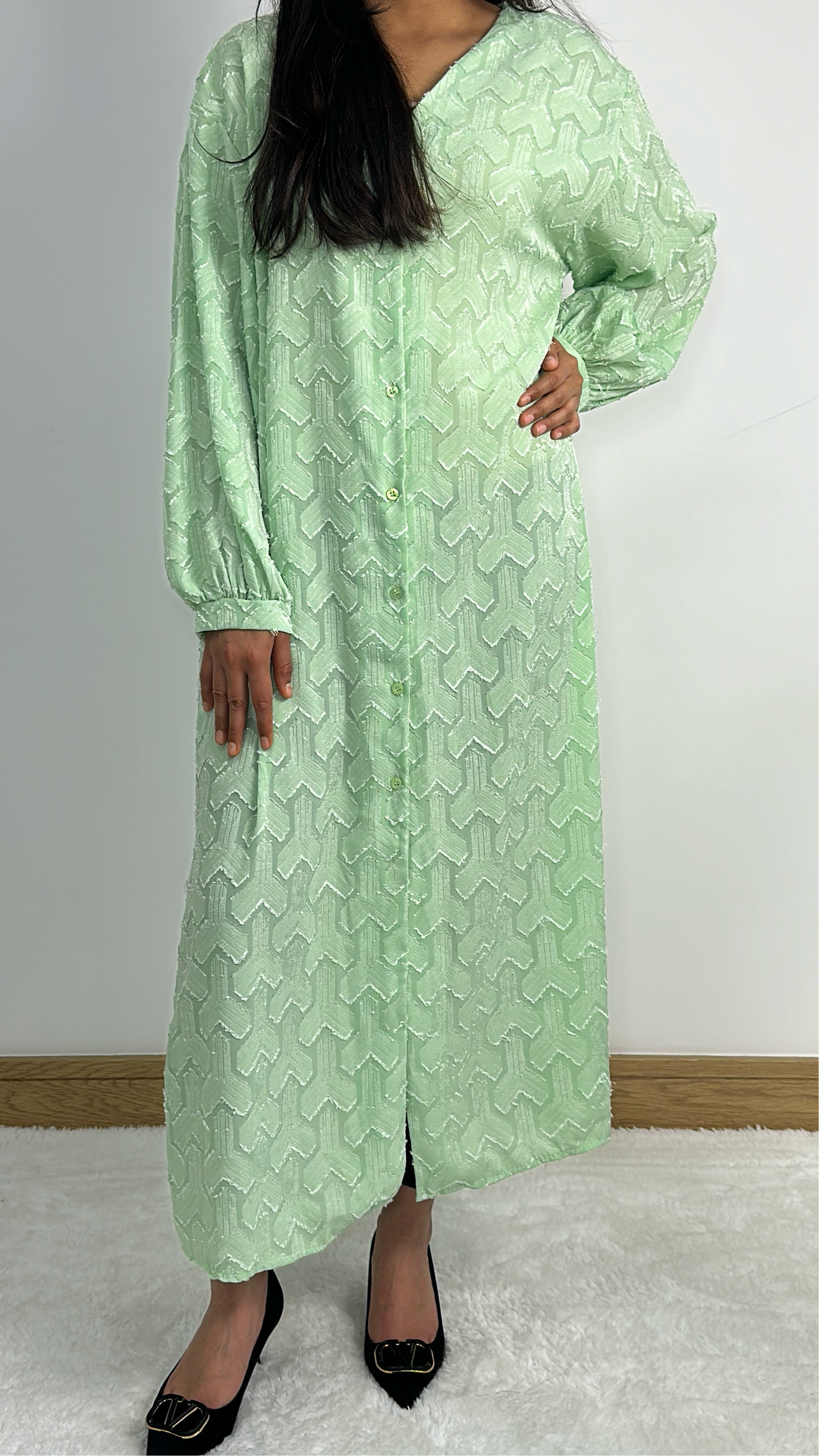 Yalina dress in mint