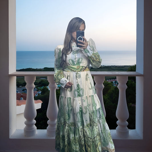 Yaleena In Beige / Green