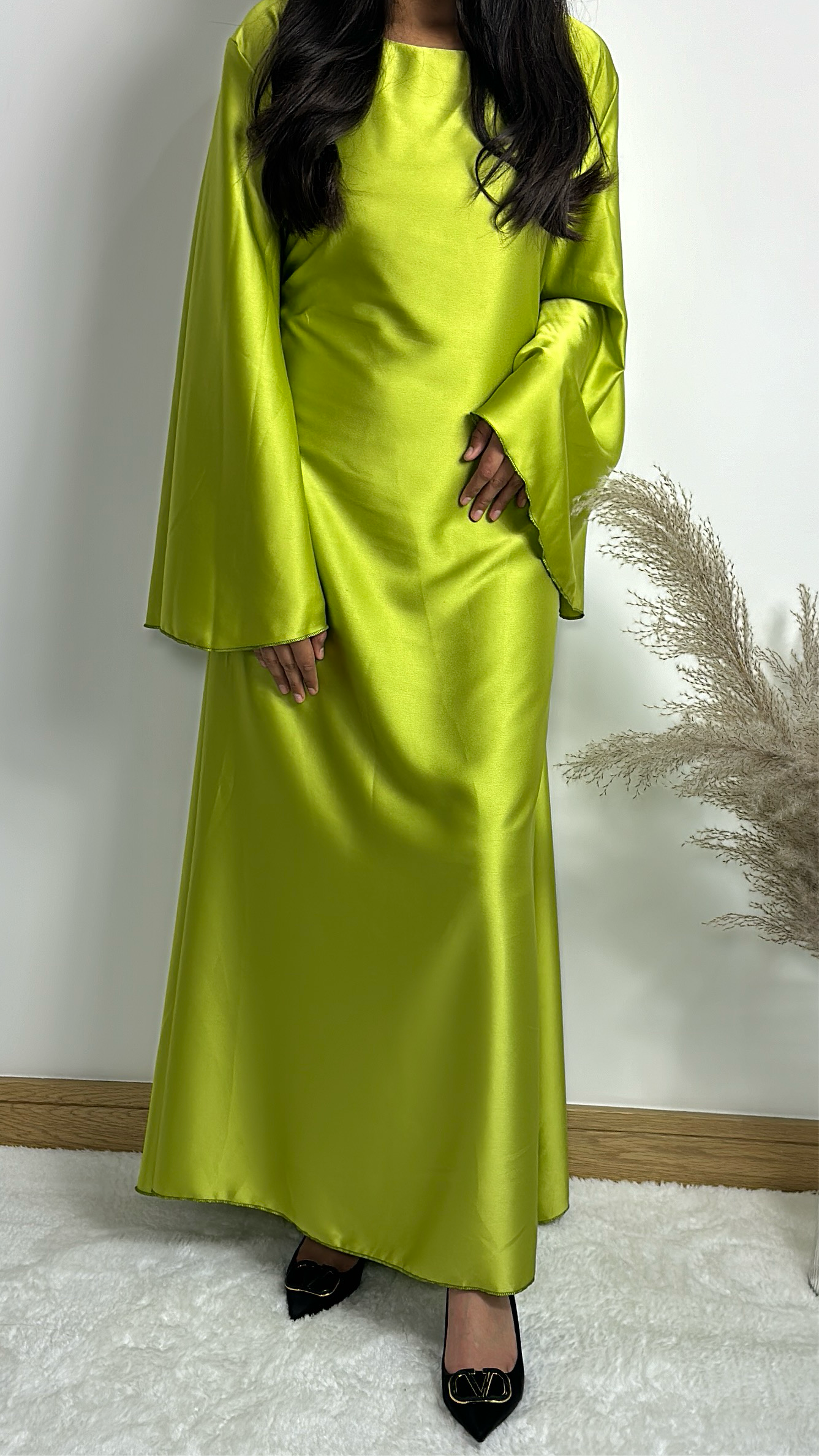 Zayna dress in lime