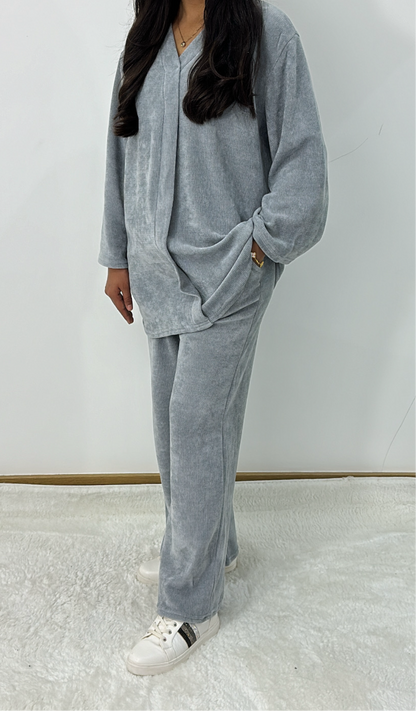 Alara lounge wear co ord set in grey