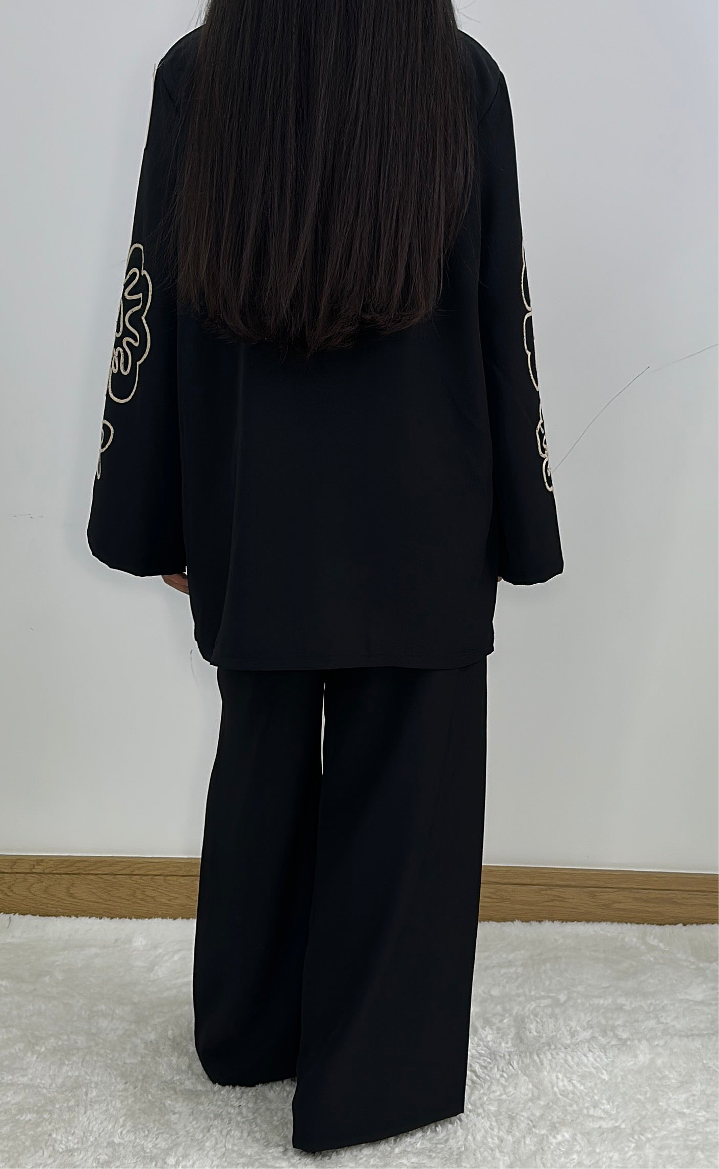 Alya co ord set in black