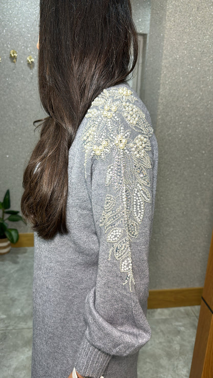 Yosra dress in grey
