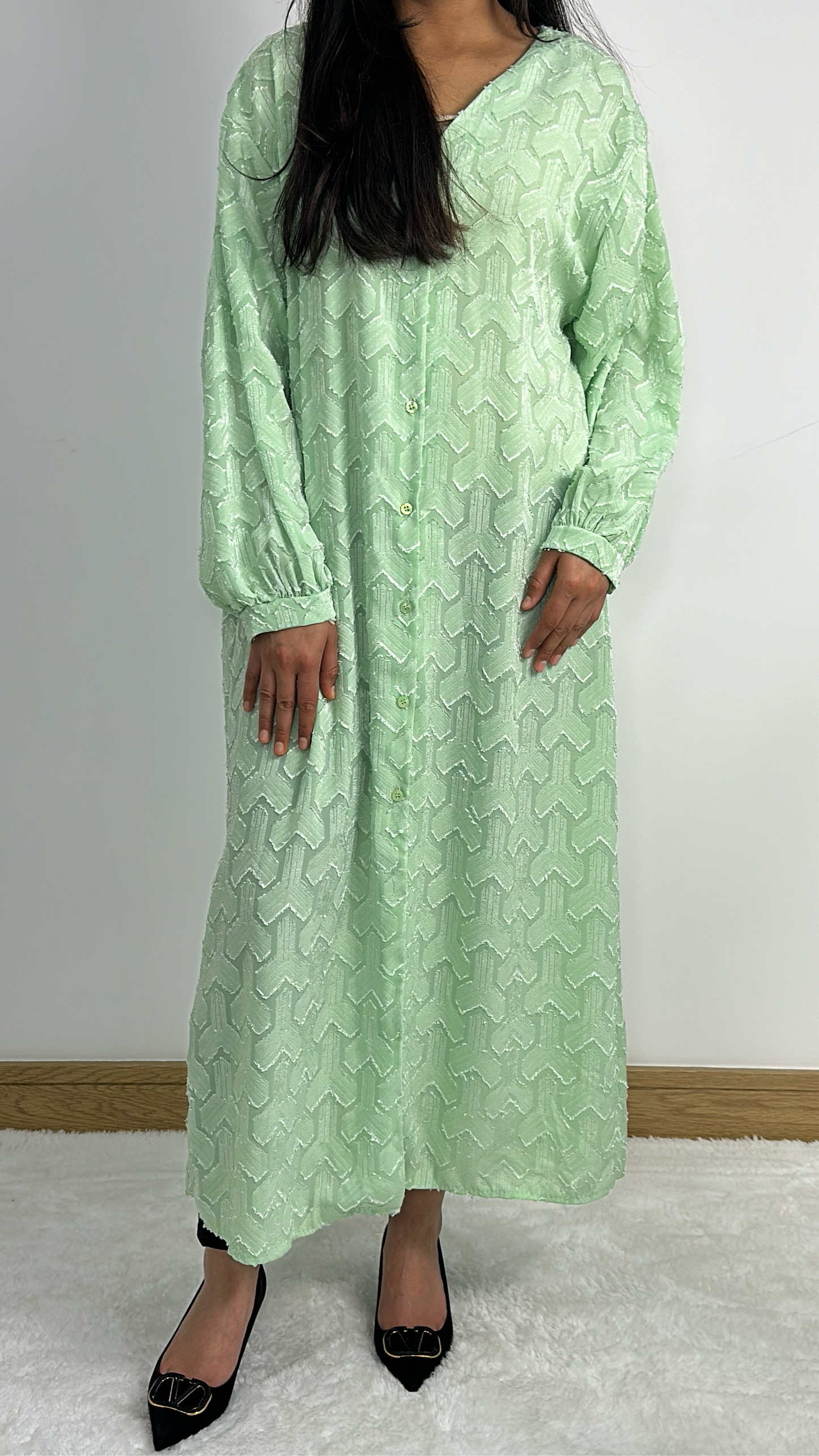 Yalina dress in mint