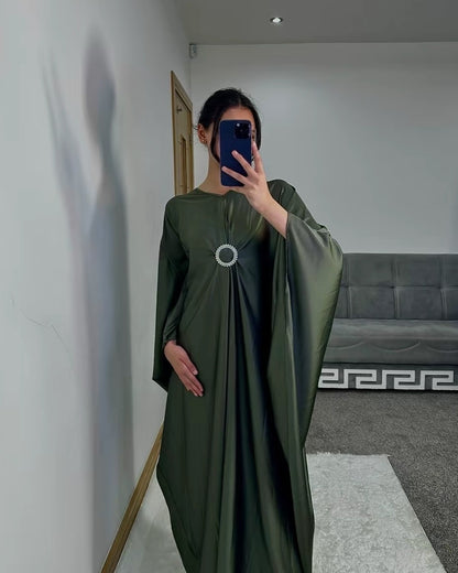 Alima dress in khaki