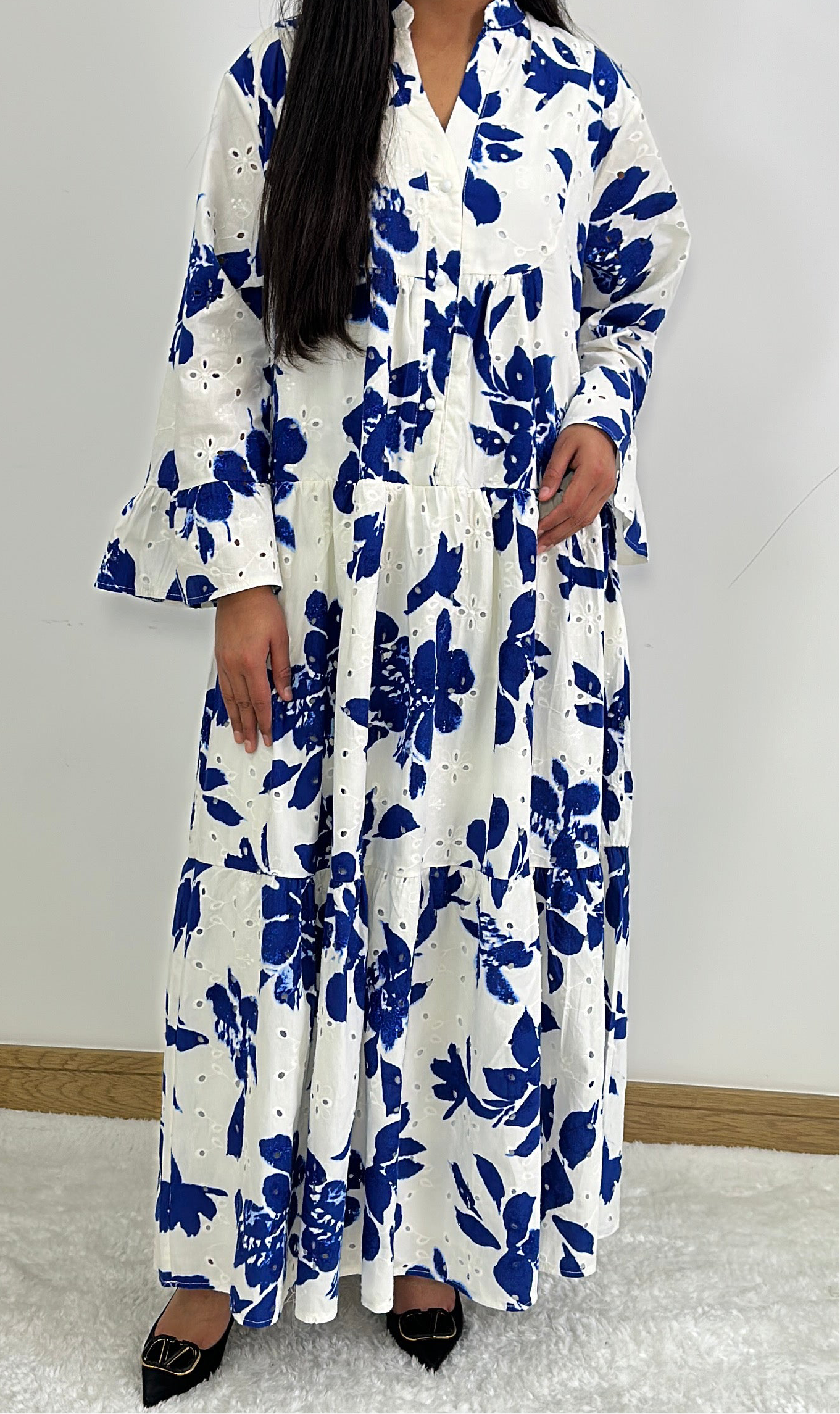Muna summer dress in navy