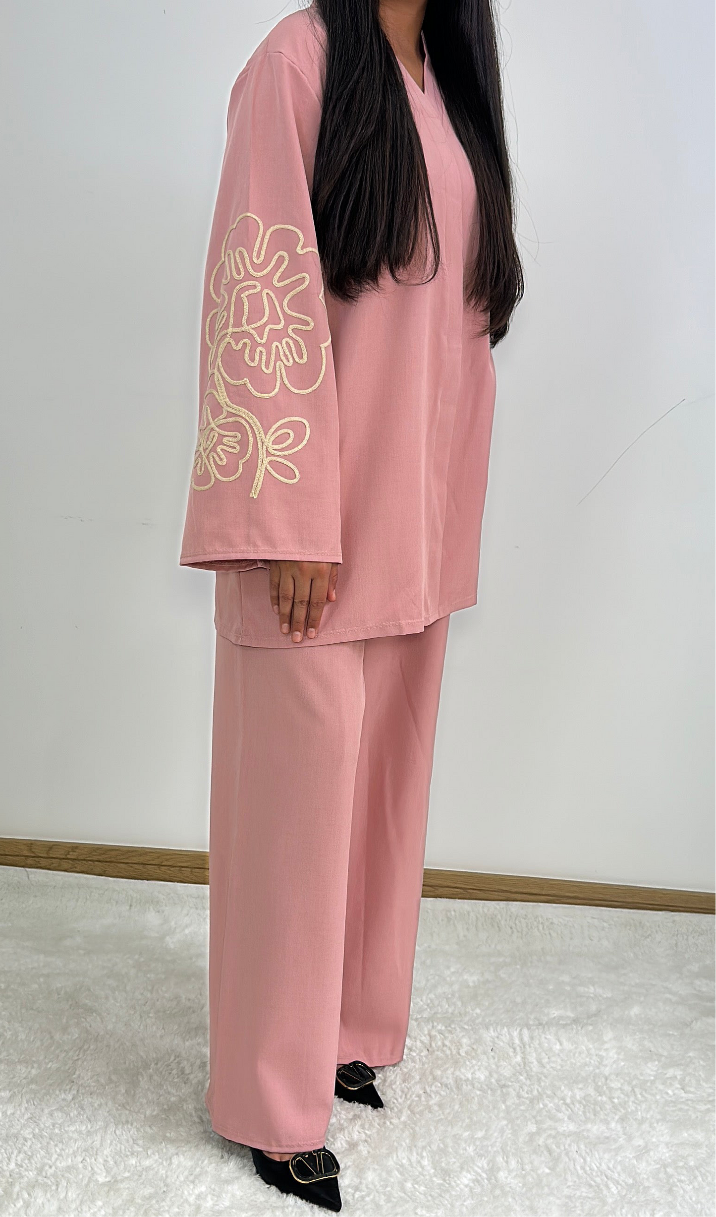 Alya co ord set in pink