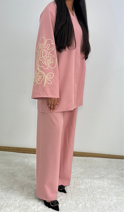 Alya co ord set in pink