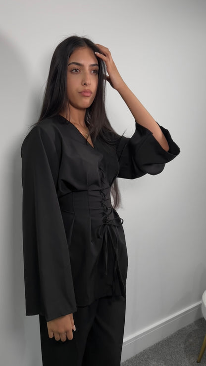 Elira Co ord set in black