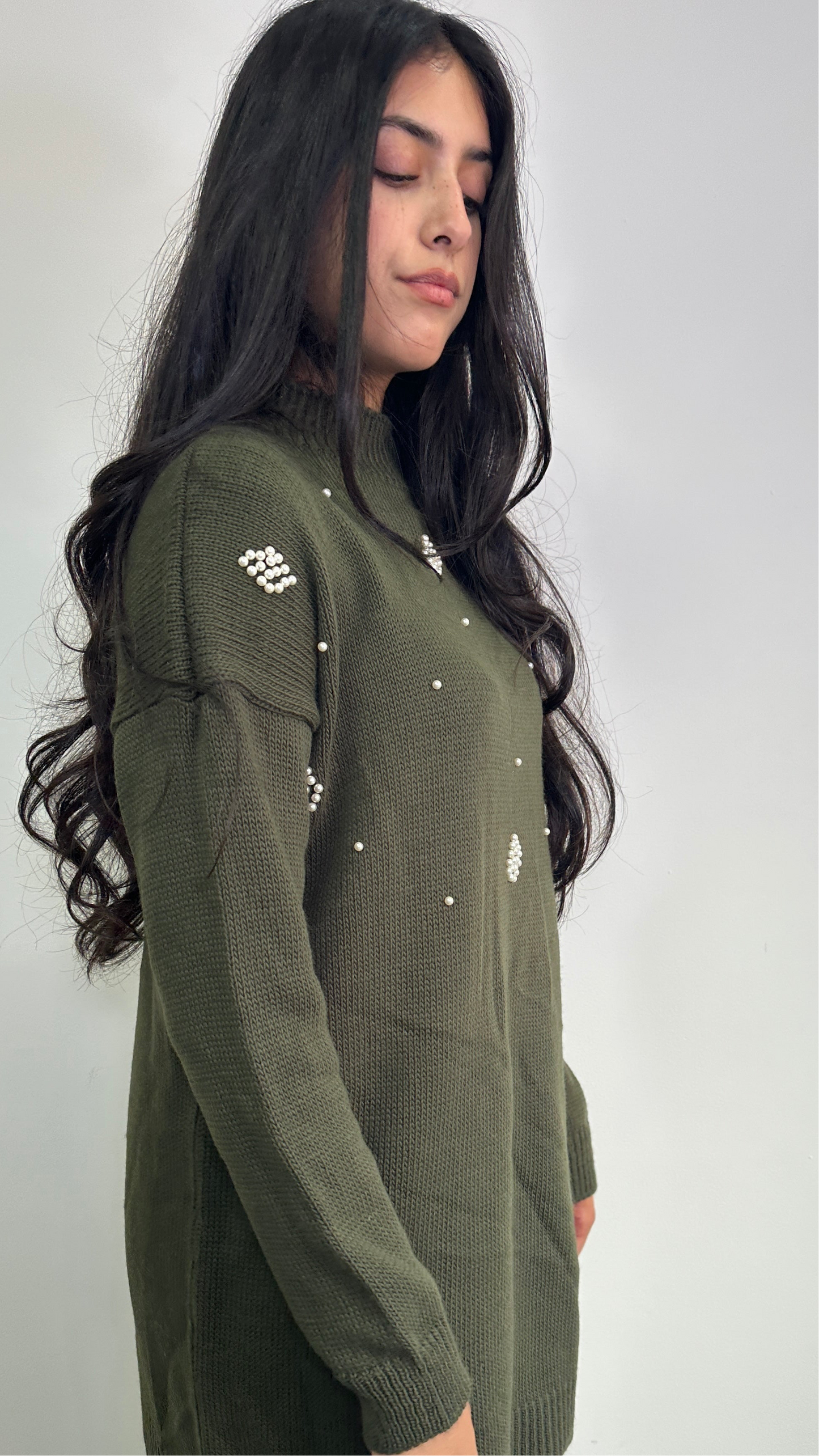 Emina co ord in khaki