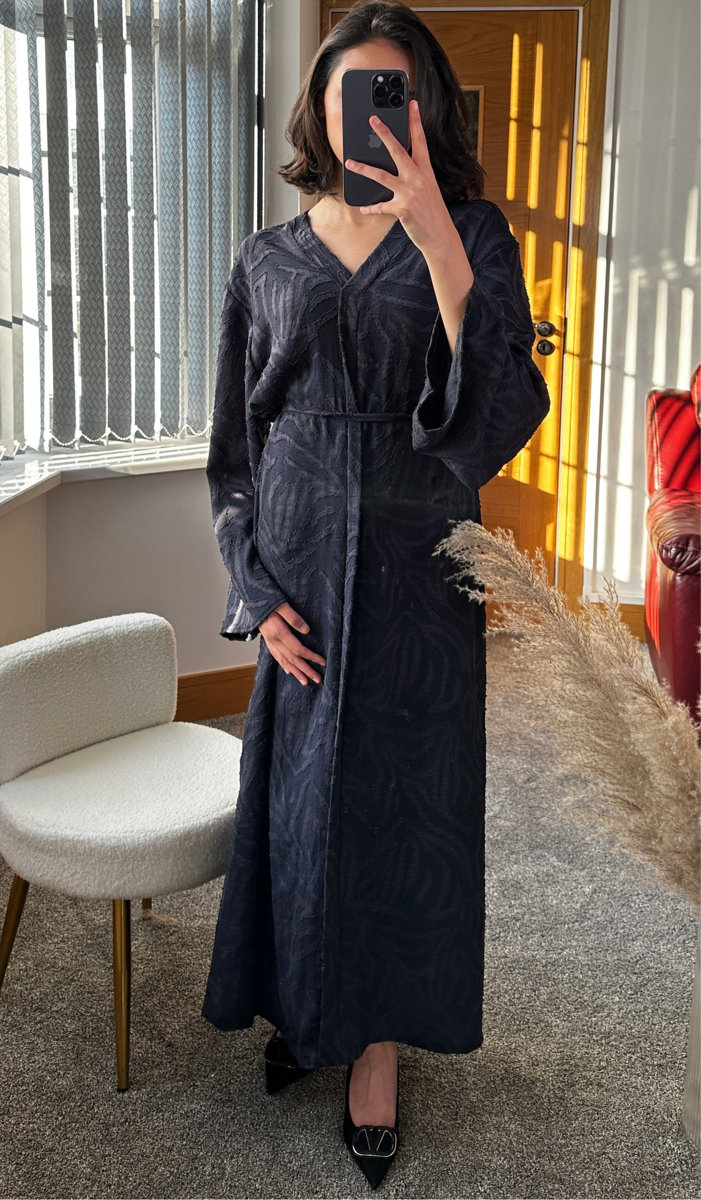Ruby in navy blue