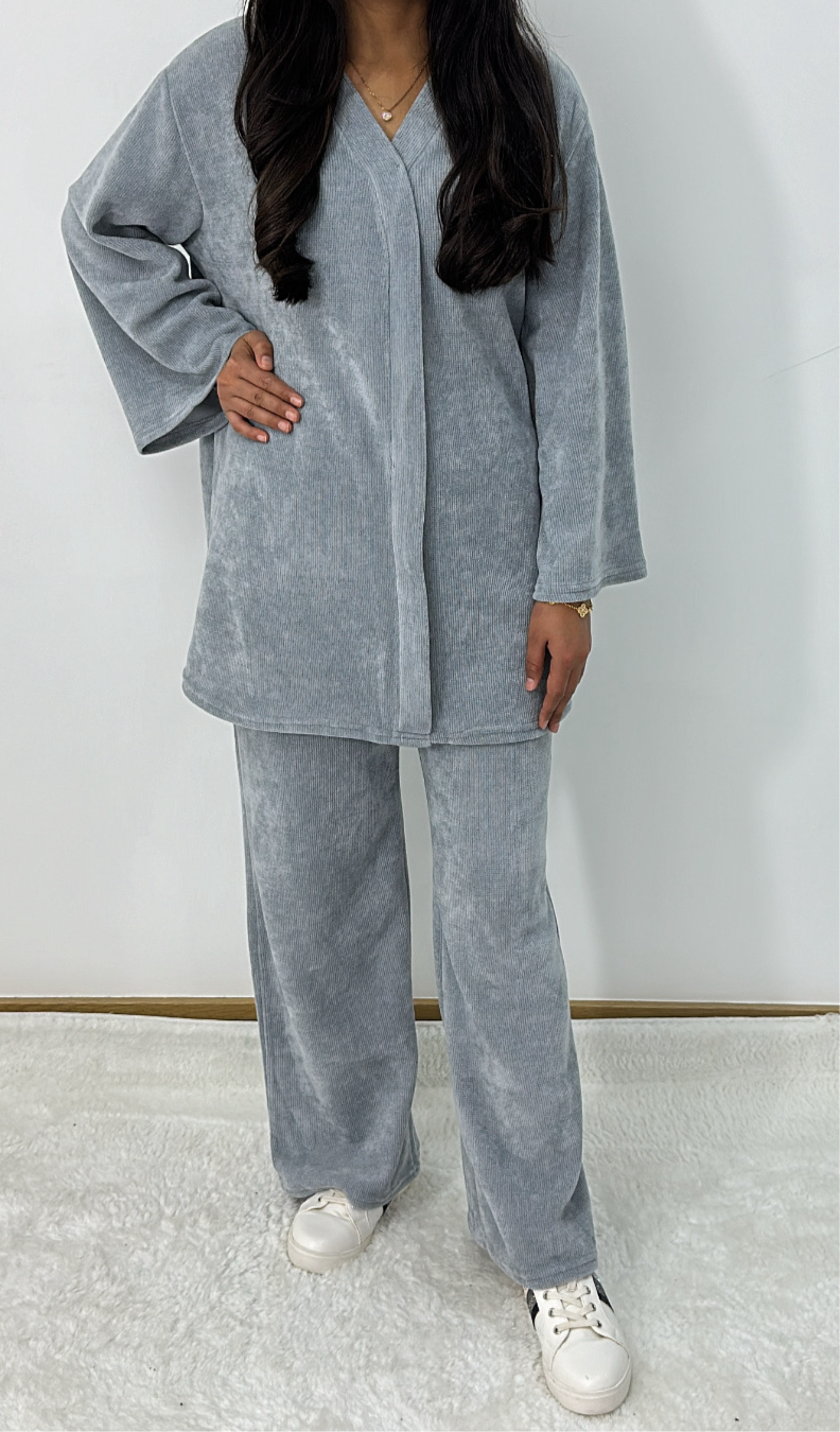 Alara lounge wear co ord set in grey