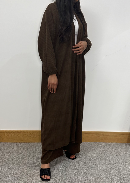 Yesmine co ord set in brown