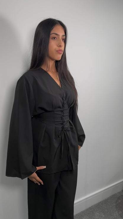 Elira Co ord set in black