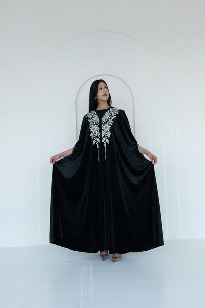 Esham abaya in black