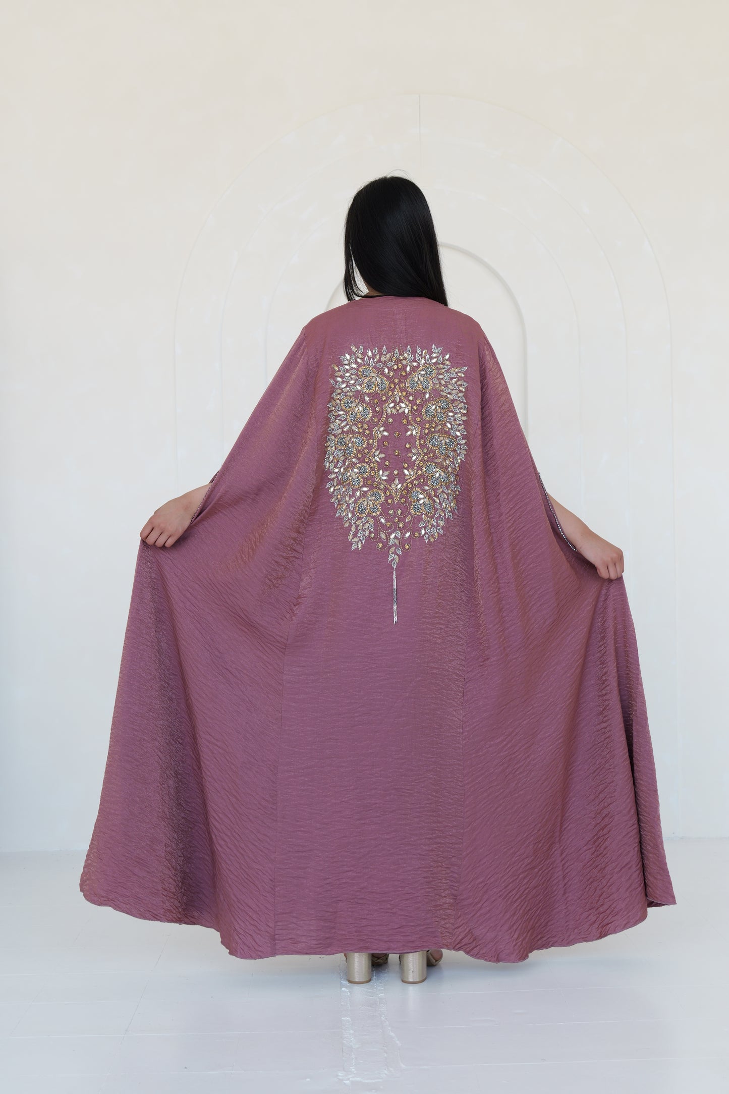 Shamairah abaya in rose pink