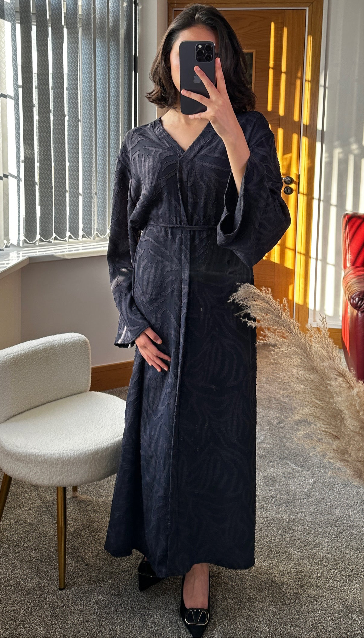 Ruby in navy blue