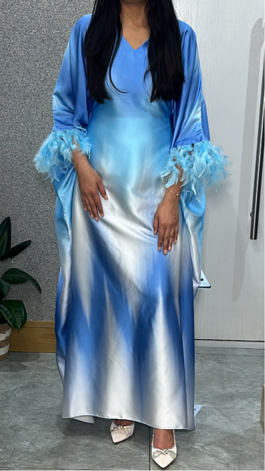 Nadira Dress In Blue