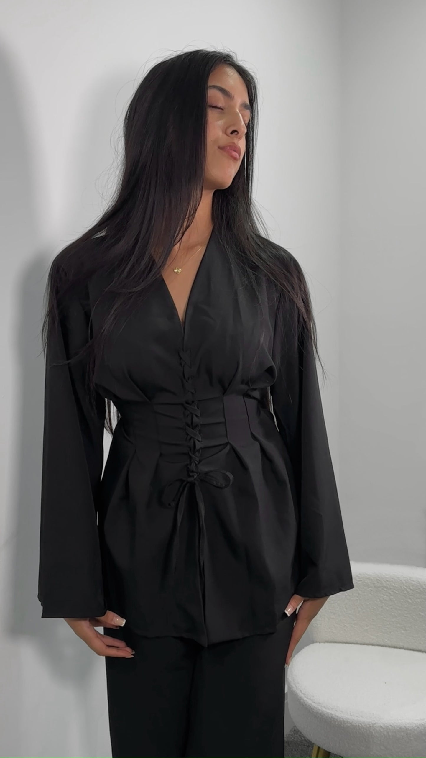 Elira Co ord set in black