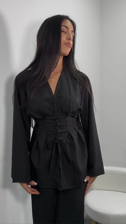 Elira Co ord set in black