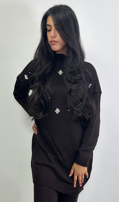 Emina co ord in chocolate brown