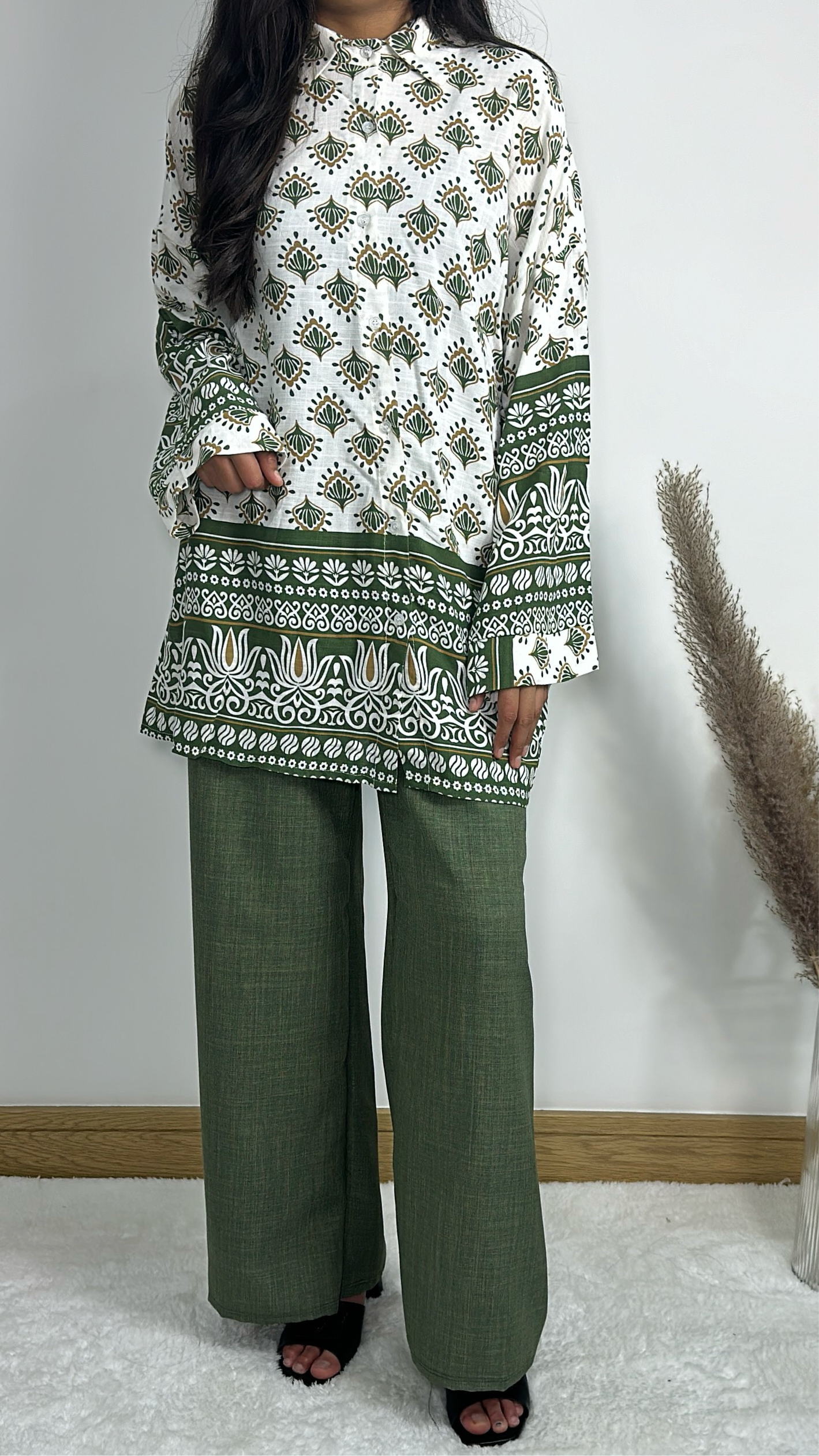 Amara in khaki