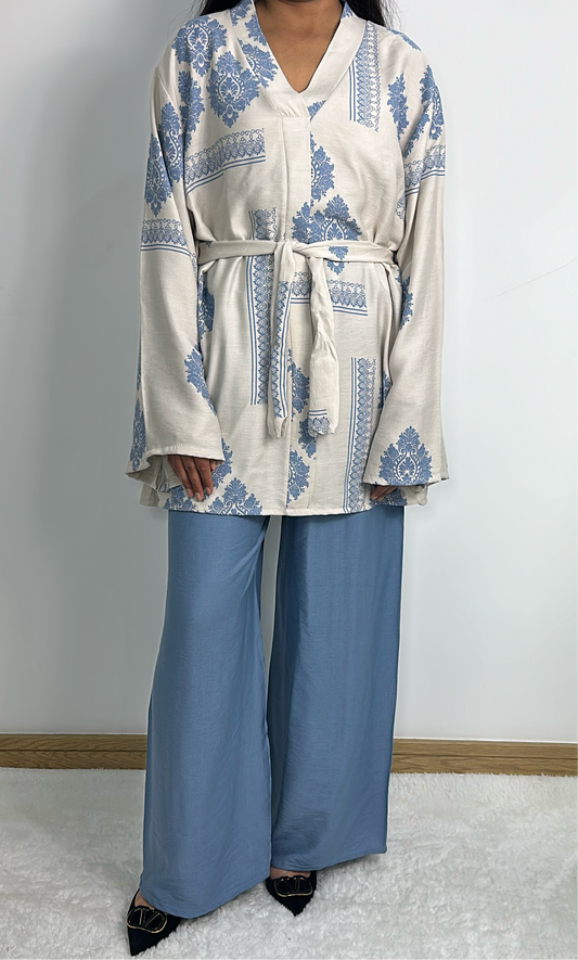 Maira co ord in baby blue