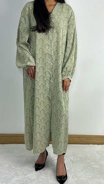 Yalina dress in apple green