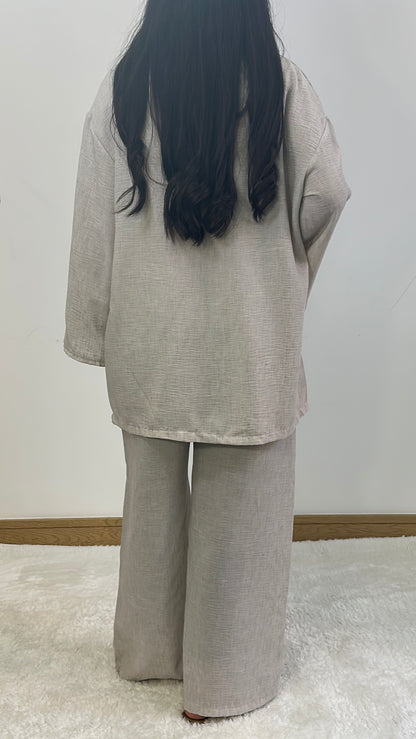 Lilian summer co ord in cream