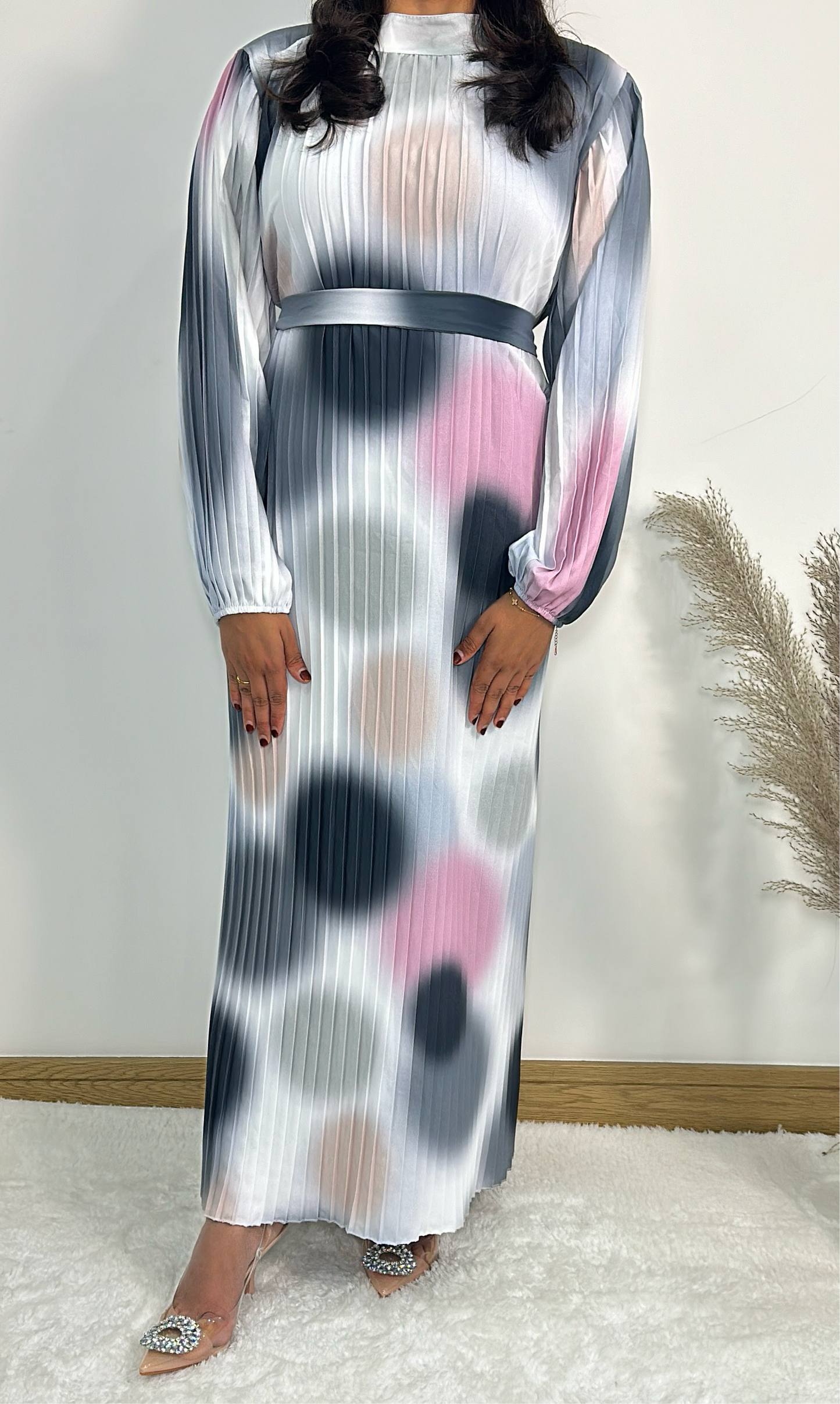 Adarah dress in grey
