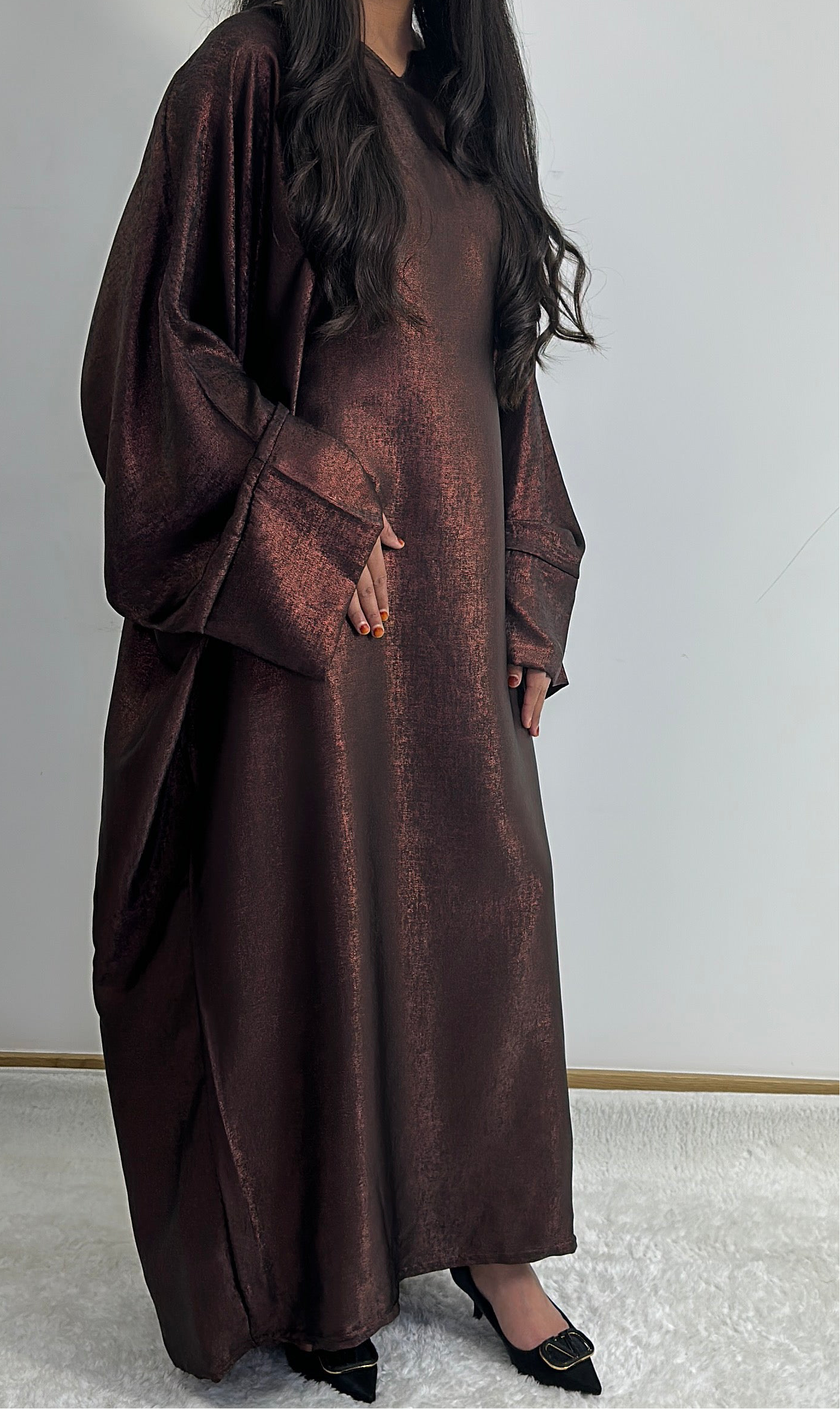 Nora dress in brown