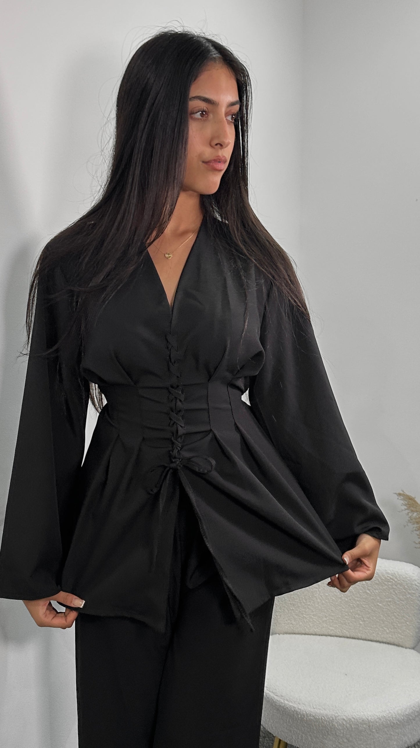 Elira Co ord set in black