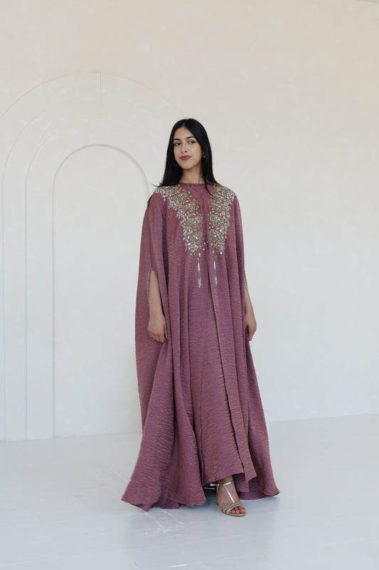 Shamairah abaya in rose pink