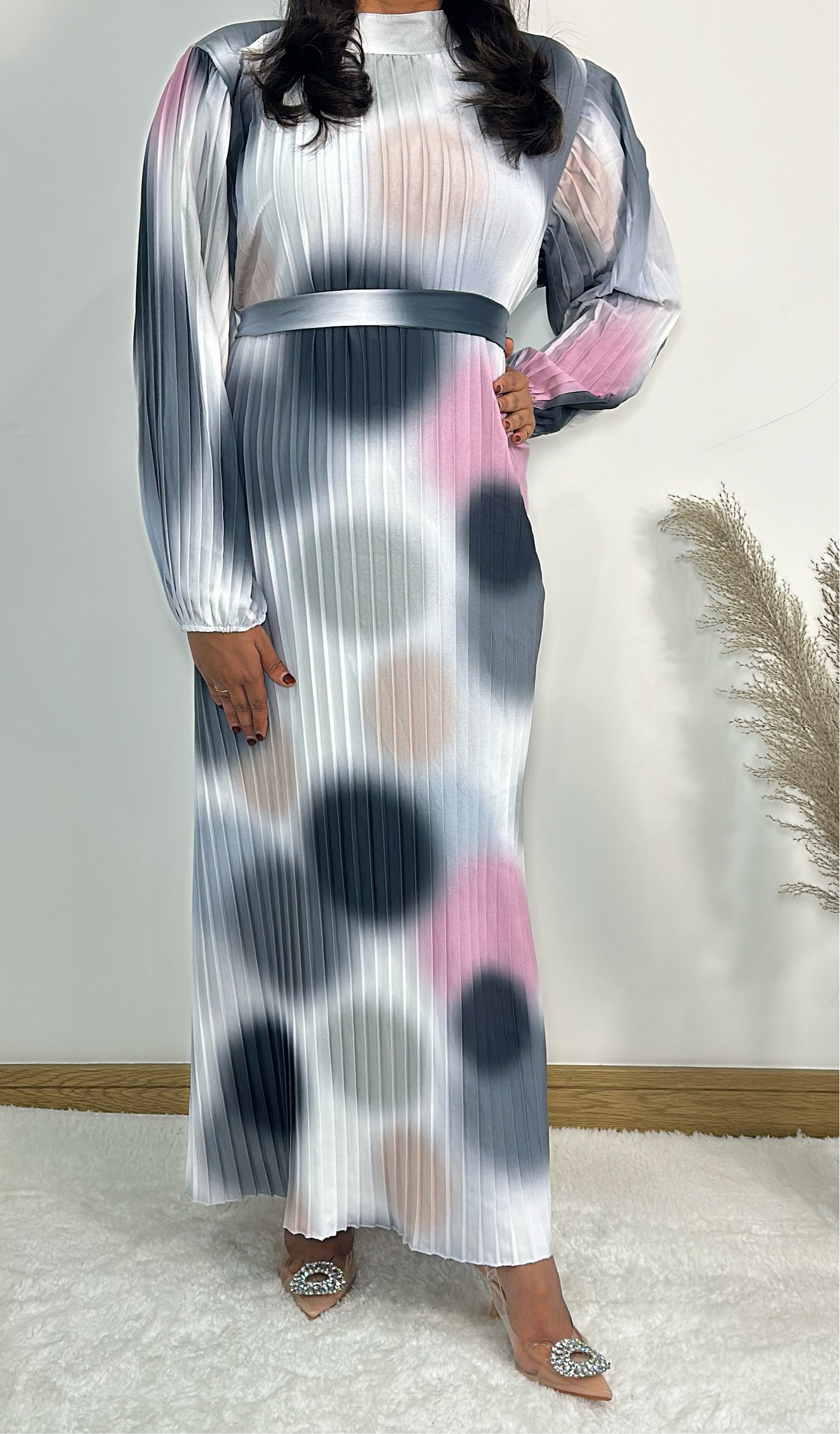 Adarah dress in grey