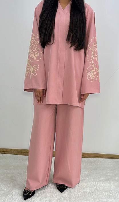 Alya co ord set in pink