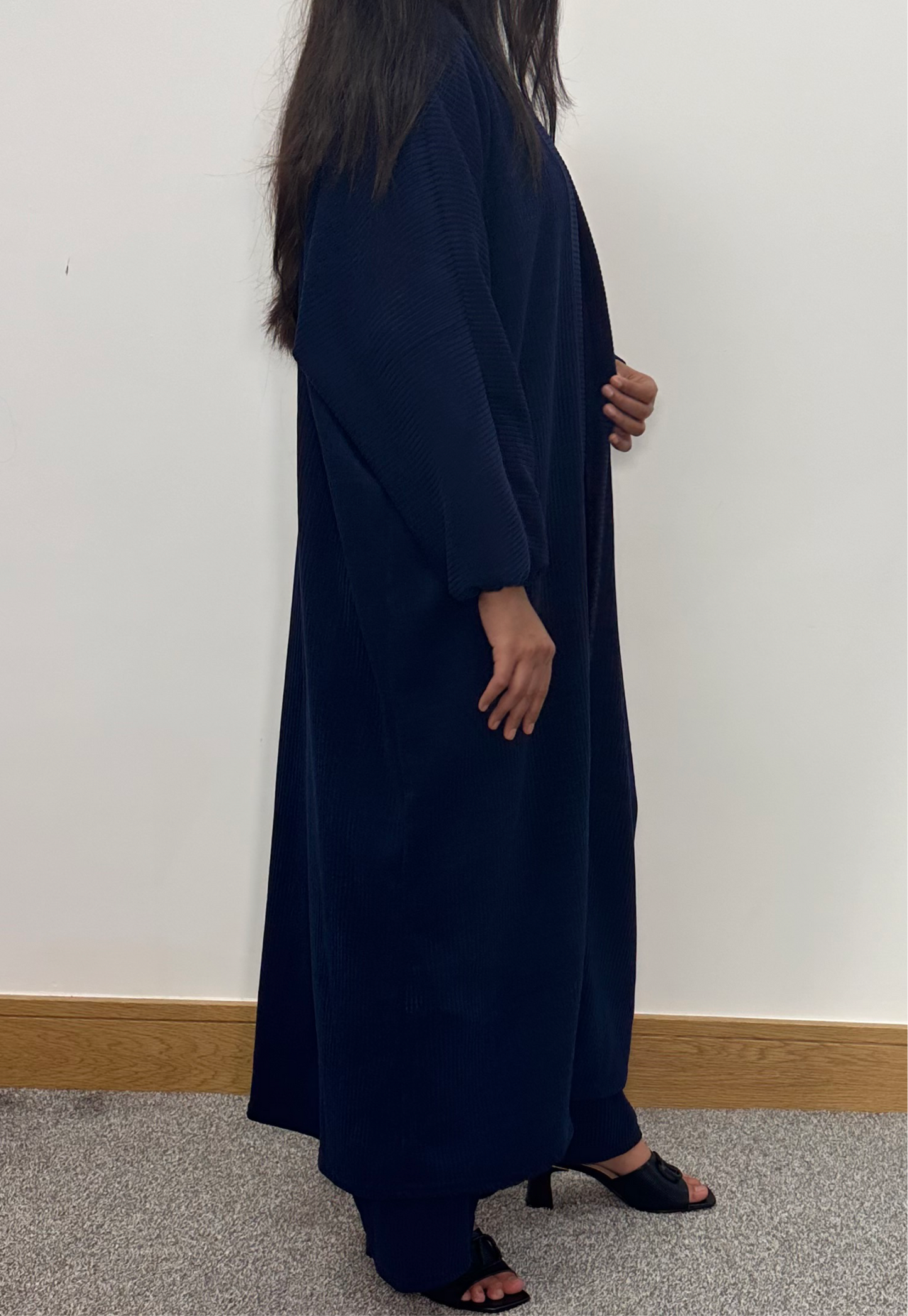 Yesmine co ord set in navy blue