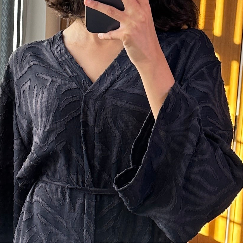 Ruby in navy blue