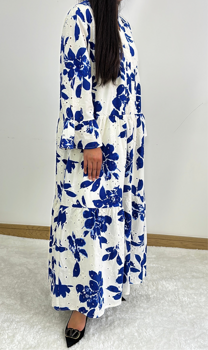 Muna summer dress in navy