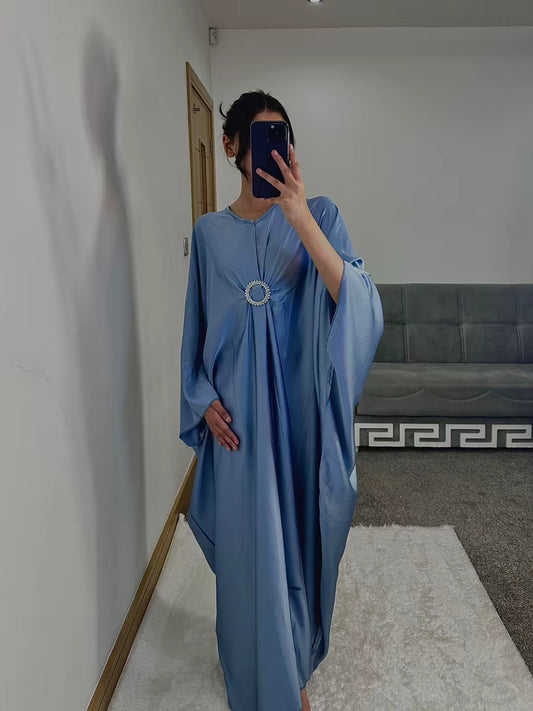 Alima dress in baby blue